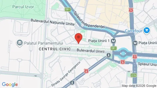Apartments for rent i Bucharest - Sectorul 5 - kort over placeringen