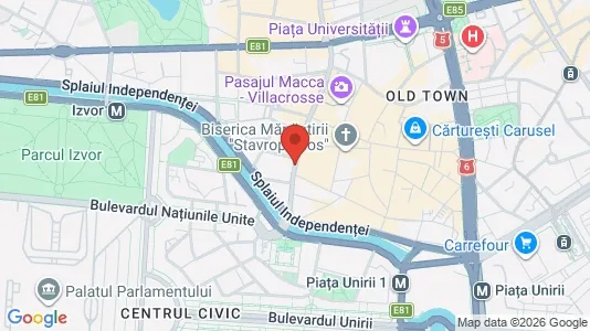 Apartments for rent i Bucharest - Sectorul 3 - kort over placeringen