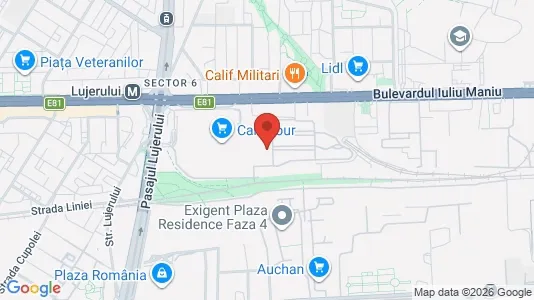 Apartments for rent i Bucharest - Sectorul 6 - kort over placeringen