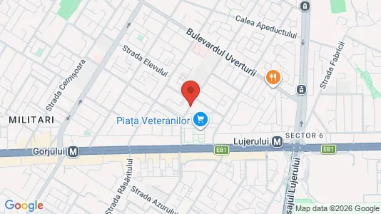 Apartments for rent i Bucharest - Sectorul 6 - kort over placeringen