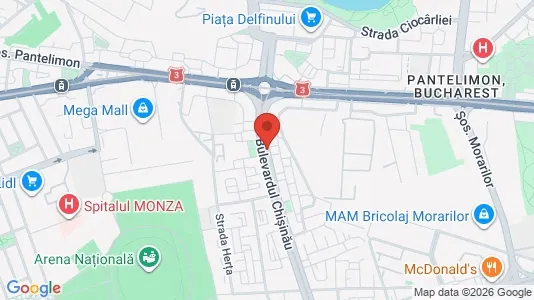 Apartments for rent i Bucharest - Sectorul 2 - kort over placeringen