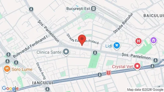 Apartments for rent i Bucharest - Sectorul 2 - kort over placeringen