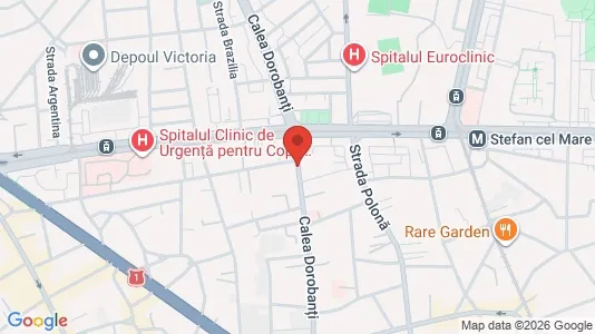 Apartments for rent i Bucharest - Sectorul 1 - kort over placeringen