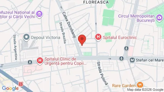 Apartments for rent i Bucharest - Sectorul 1 - kort over placeringen