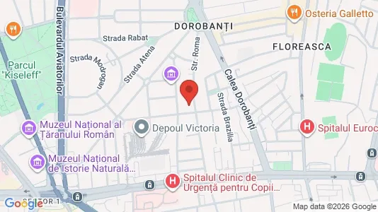 Apartments for rent i Bucharest - Sectorul 1 - kort over placeringen