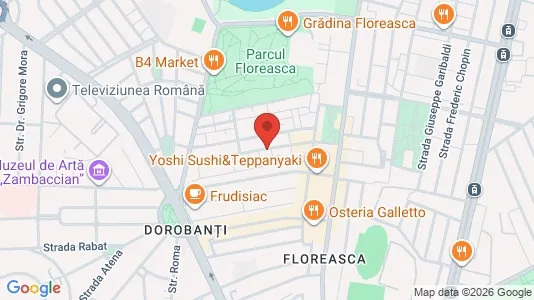 Apartments for rent i Bucharest - Sectorul 1 - kort over placeringen