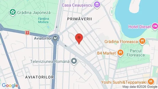 Apartments for rent i Bucharest - Sectorul 1 - kort over placeringen