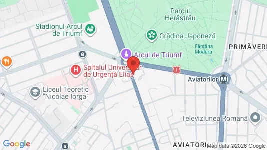 Apartments for rent i Bucharest - Sectorul 1 - kort over placeringen