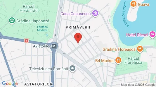 Apartments for rent i Bucharest - Sectorul 1 - kort over placeringen