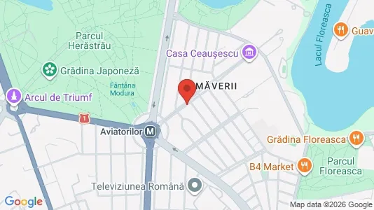 Apartments for rent i Bucharest - Sectorul 1 - kort over placeringen