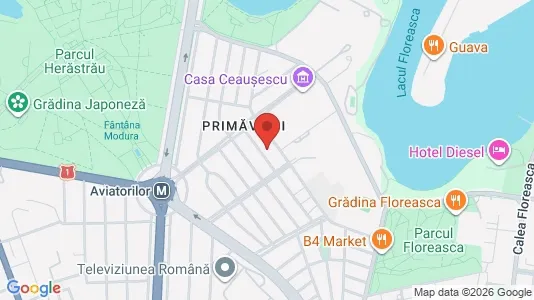 Apartments for rent i Bucharest - Sectorul 1 - kort over placeringen