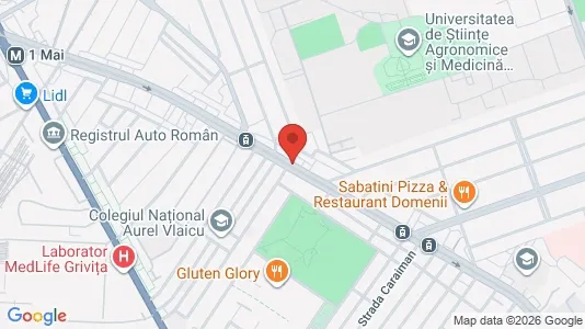 Apartments for rent i Bucharest - Sectorul 1 - kort over placeringen