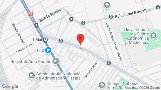 Apartments for rent i Bucharest - Sectorul 1 - kort over placeringen