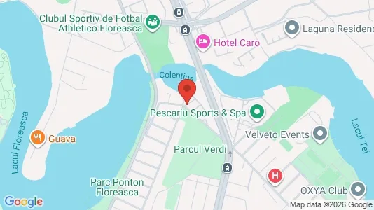 Apartments for rent i Voluntari - kort over placeringen