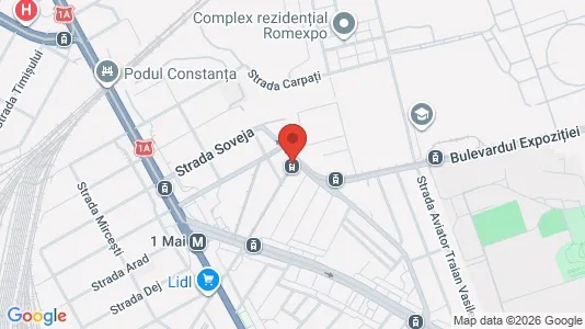 Apartments for rent i Bucharest - Sectorul 1 - kort over placeringen