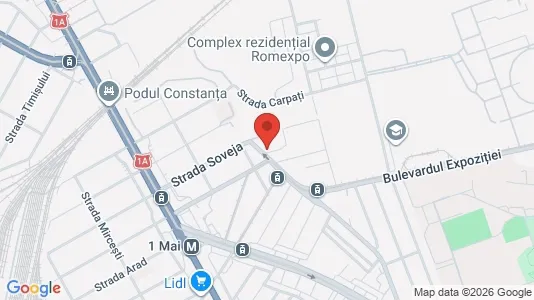 Apartments for rent i Bucharest - Sectorul 1 - kort over placeringen