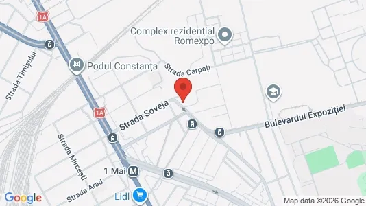 Apartments for rent i Bucharest - Sectorul 1 - kort over placeringen