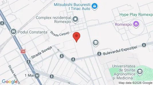 Apartments for rent i Bucharest - Sectorul 1 - kort over placeringen