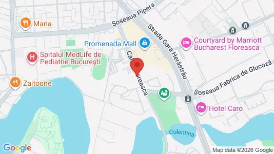 Apartments for rent i Bucharest - Sectorul 2 - kort over placeringen