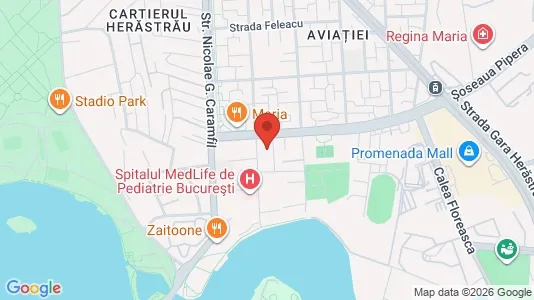 Apartments for rent i Voluntari - kort over placeringen