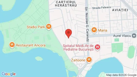 Apartments for rent i Voluntari - kort over placeringen