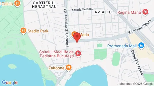 Apartments for rent i Voluntari - kort over placeringen
