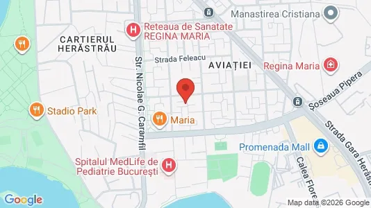 Apartments for rent i Voluntari - kort over placeringen