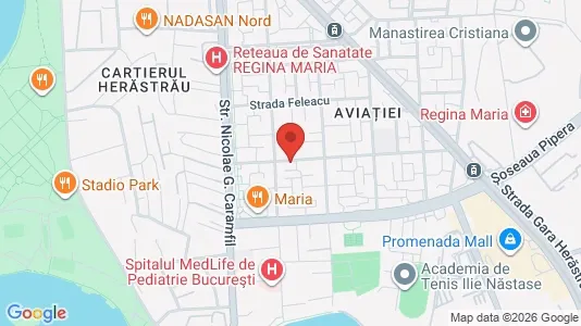 Apartments for rent i Voluntari - kort over placeringen