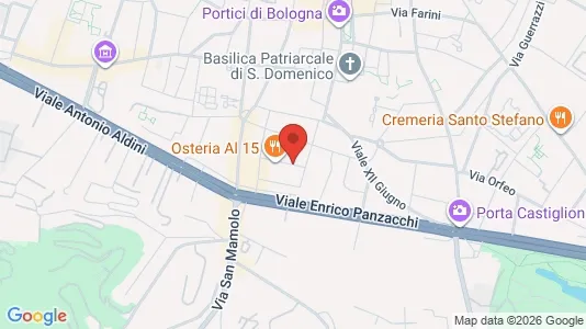 Apartments for rent i Bologna - kort over placeringen