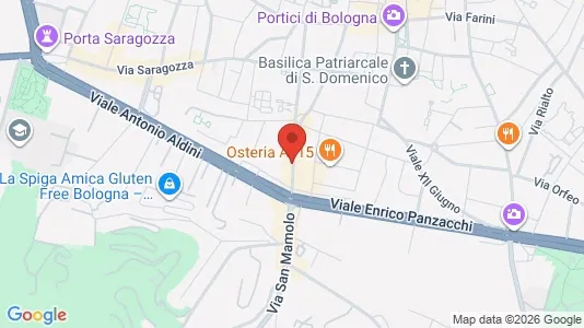 Apartments for rent i Bologna - kort over placeringen