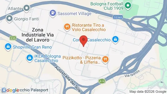 Apartments for rent i Casalecchio di Reno - kort over placeringen
