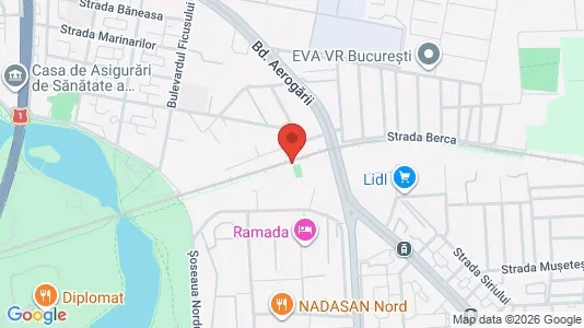 Apartments for rent i Voluntari - kort over placeringen