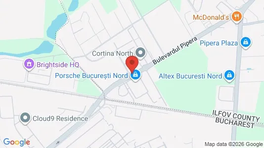 Apartments for rent i Voluntari - kort over placeringen