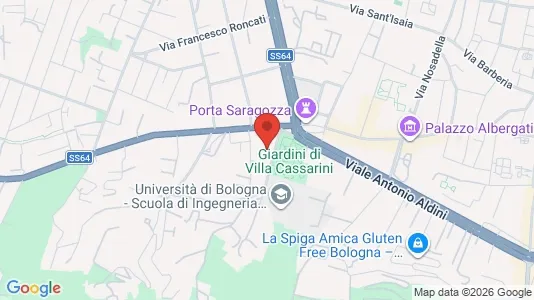 Rooms for rent i Bologna - kort over placeringen