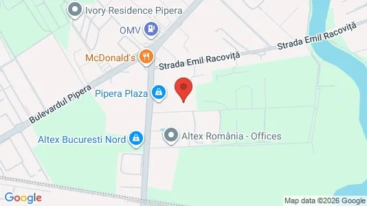 Apartments for rent i Voluntari - kort over placeringen