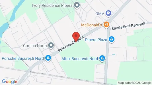 Apartments for rent i Voluntari - kort over placeringen