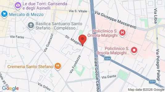Rooms for rent i Bologna - kort over placeringen