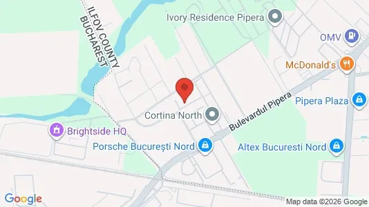 Apartments for rent i Voluntari - kort over placeringen