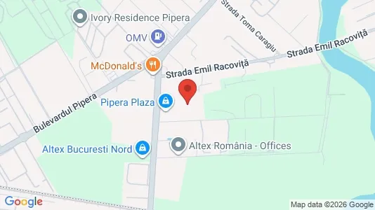 Apartments for rent i Voluntari - kort over placeringen