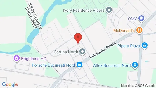 Apartments for rent i Voluntari - kort over placeringen