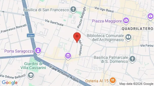 Apartments for rent i Bologna - kort over placeringen