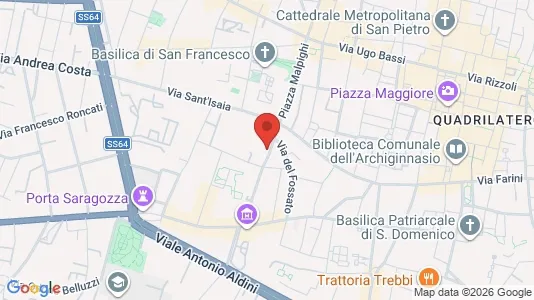 Apartments for rent i Bologna - kort over placeringen