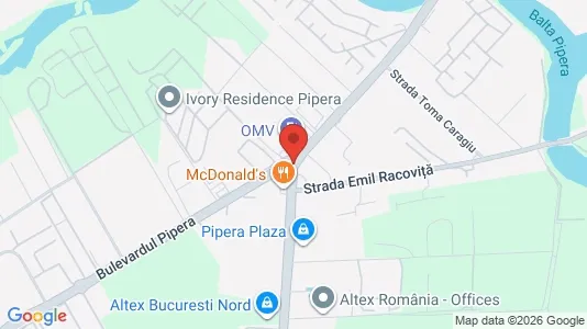 Apartments for rent i Voluntari - kort over placeringen