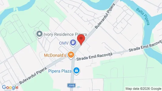 Apartments for rent i Voluntari - kort over placeringen