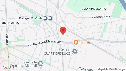 Apartments for rent i Bologna - kort over placeringen