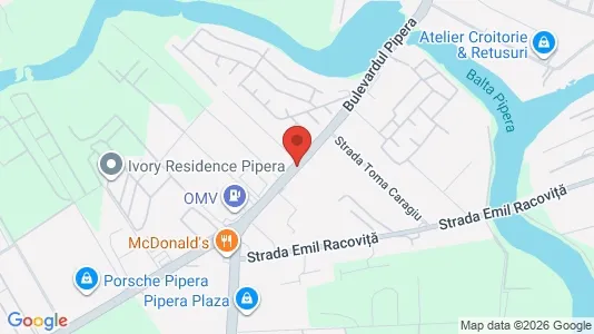 Apartments for rent i Voluntari - kort over placeringen