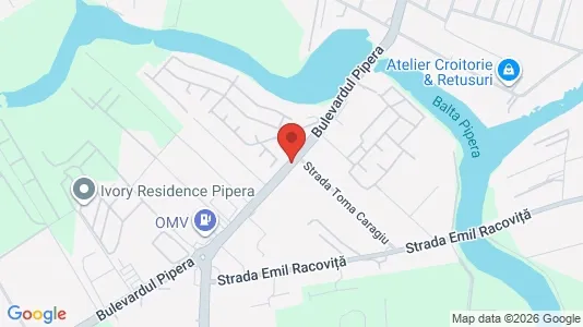Apartments for rent i Voluntari - kort over placeringen