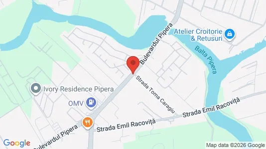 Apartments for rent i Voluntari - kort over placeringen