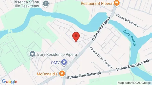 Apartments for rent i Voluntari - kort over placeringen