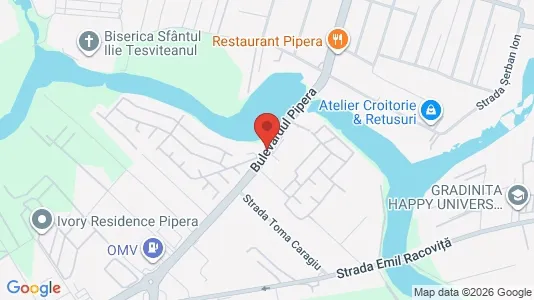Apartments for rent i Voluntari - kort over placeringen